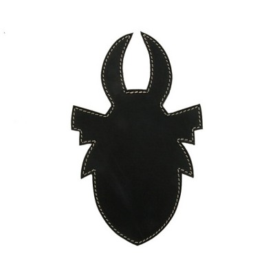 AGEUS Tankpad Custom ROHÁČ, universální, černý/bílé švy, kůže
